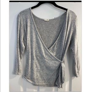 Wraparound Knit Shirt